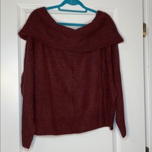 Cold Shoulder Sweater